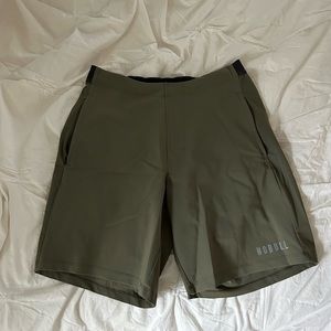 Green Nobull Shorts 7” Inseam